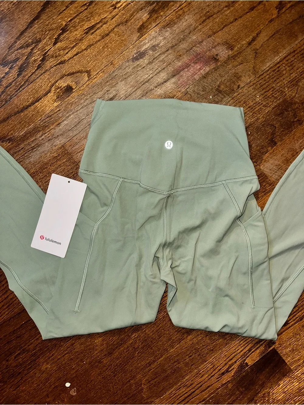 lululemon athletica Align HR 25” *Pockets High-Rise Sage Green Leggings - NWT 4